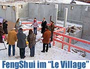 Feng Shui - Herpunktsetzung am 5.2. im Le Vilage (Foto: Martin Schmitz)