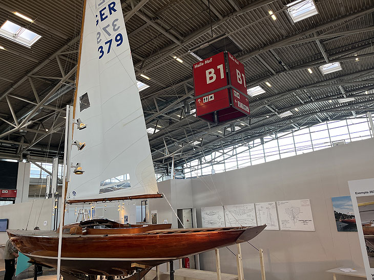 Historisches Boot bei der Restaurierung, Foto: Bootswerkstatt Wolfgang Meiler 