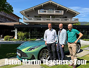 Luxus unter weiß-blauem Himmel: Aston Martin Ausfahrt zum Tegernsee (©Foto: Martin Schmitz)