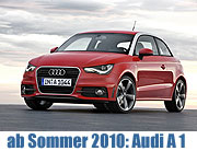 Der neue Audi A1 – Jüngster Audi ab sofort bestellbar beim Audi Händler in München. Erstes Premiumauto im Kleinwagensegment wird ab 15.800 Euro erhältlich sein (©Foto: Audi AG)