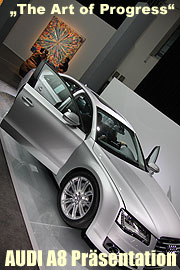 Der neue Audi A8 – The Art of Progress": Premiere des neuen Audi A8 im Postpalast  (Foto.MartiN Schmitz)