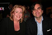 Sigrid Brantl und Spitzenwinzer Roberto Felluga (Foto: Martin Schmitz)