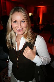 nach Babypause zurück: Eva Grünbauer (Foto: Martin Schmitz)