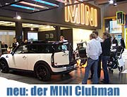 der MINI Clubman kommt ab 10.11.2007 in drei verschiedenen Motorisierungen (Foto: BMW AG)