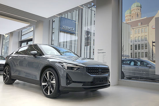Polestar 2 in der Hofstatt (©Foto: Martin Schmitz)