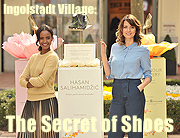 Eva Padberg und Sara Nuru im Schuh-Fieber - "The Secret of Shoes"-Event in Ingolstadt Village. Über ihre Liebe zu Stiletto und Co. und ihren persönlichen Lieblings-Schuh G.Nitschke/Brauer Photos für Value Retailh