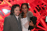 kam mit Künstler Arne Quinze: Barbara Becker (Foto: Martin Schmitz)