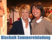 Sommermode zum anfassen: Gabriele Blachnik stellte ihre Kollektion vor (Foto. Martin Schmitz)