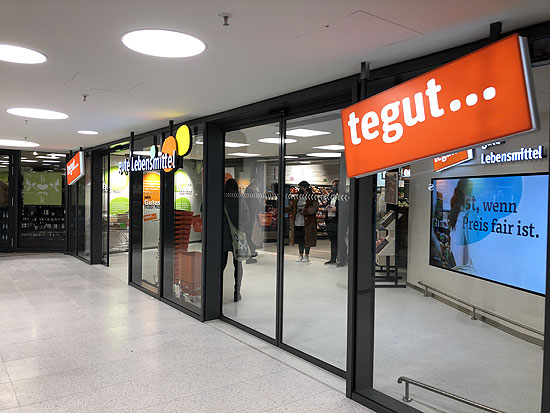 neu seit 12.2020: tegut... München Filiale im Elisenhof am Hauptbahnhof(©Foto: Martin Schmitz)