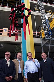 Fondera Beirat Franz Humplmair, Fondera GF Klaus Herrmann, Münchens OB Christian Ude und Fondera GF Thomas Schumacher (Foto: Martin Schmitz)