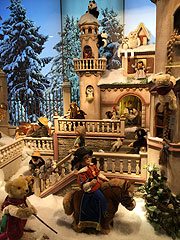 Steiff Weihnachtszauber 2014 im Schaufenster der Galeria Kaufhof am Marienplatz München (©Foto. Martin Schmitz)