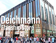 Größte DEICHMANN-Filiale Deutschlands eröffnete am 08.08.2019 in der Neuhauser Straße. Neues Geschäft im Joseph Pschorr Haus verknüpft stationären und Onlinehandel nach dem neusten Stand  (©Foto: Martin Schmitz)