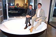 Emanuele Benedini, Mitinhaber von agape und Achimg Schneider, Inhaber von agape 32 (Foto: Martin Schmitz)