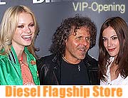 in die Räume von Wallach zog der Diesel Flagship Store München, DIESEL Star Designer Renzo Rosso feierte mit rund 600 geladenen VIP Gästen die Eröffnung (Foto: Martin Schmitz)