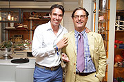 Tennis-Legende Michael Stich, Gant Generalimporteurs in Deutschland Coen Duetz (©Foto: Gant)