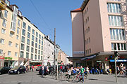 Blick in die Hohenzollernstraße vom Hohenzollernplatz aus (Foto. Martin Schmitz)