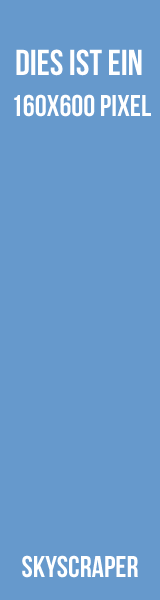 Dies ist ein Skyscraper 160x600 Pixel