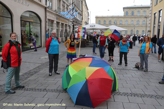 CSD 2020 Demo-Spots in München statt CSD Parade / 200711csd_munich043 ©Foto: Martin Schmitz, 11.07.2020 