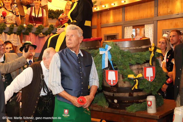 Impressionen Oktoberfest 2023 - Dieter Reiter vor dem Anstich im Schottenhamel / 230916wiesn-anstich003 ©Foto: Martin Schmitz 